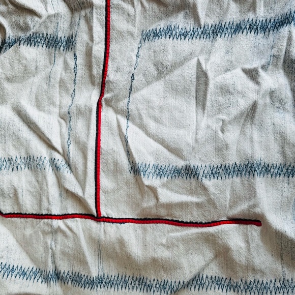 THAILAND Hand-Woven Hemp Hmong Pillow Tribal Hemp recycled Textiles Batik - Picture 5 of 5